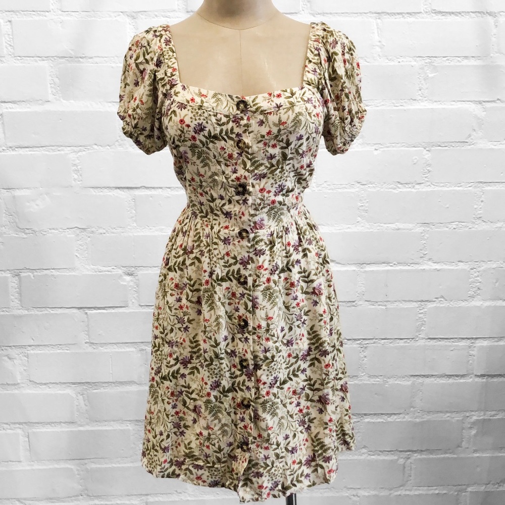 Floral print dress